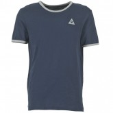 Le Coq Sportif Fruiba Marine / Gris - T-Shirts Manches Courtes Homme Soldes